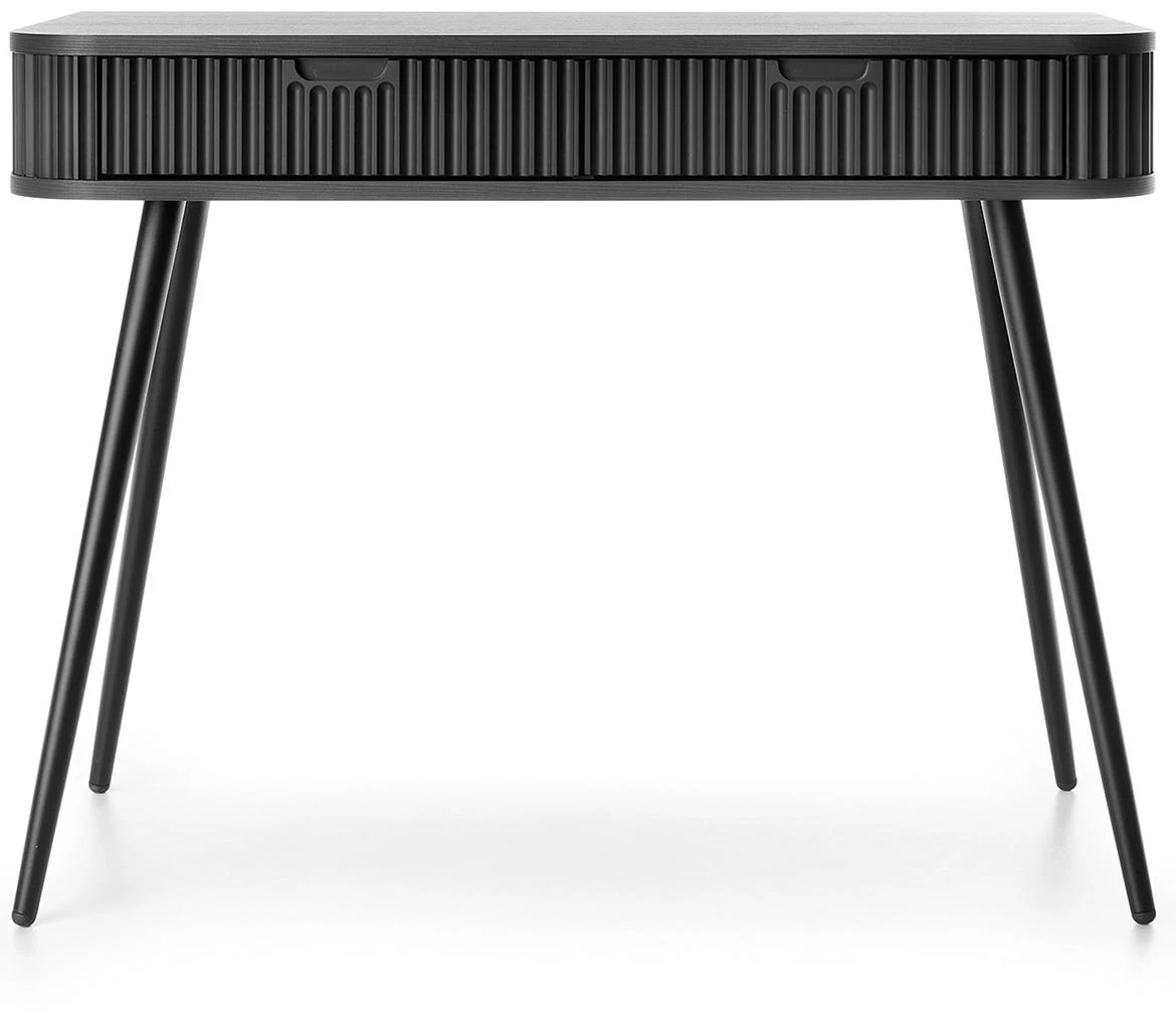 Zova konzola sa 2 fioke 103x49x80cm crna