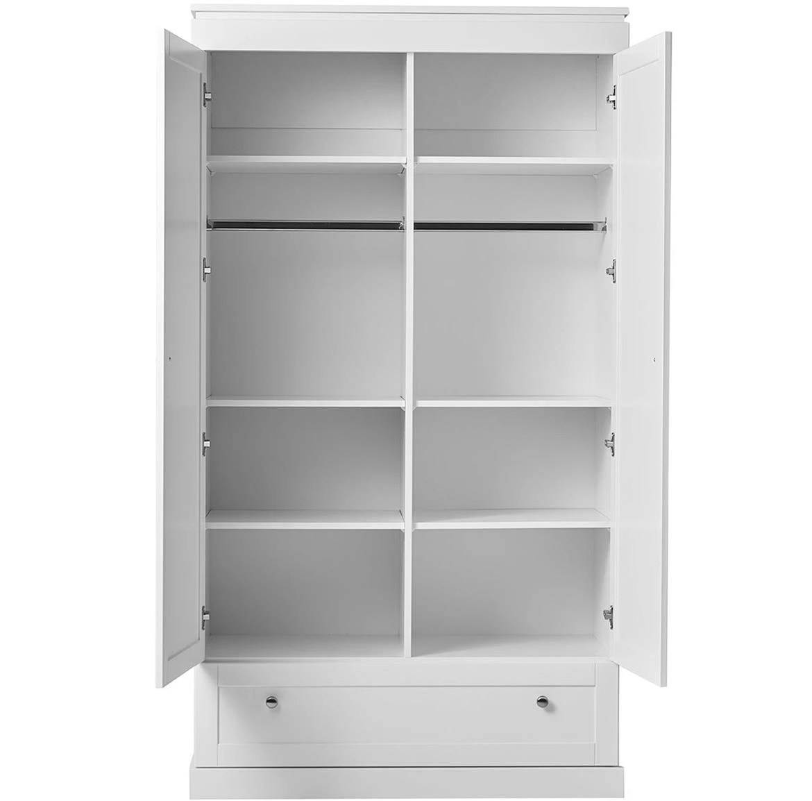 Marie ormar 2 vrata+1 fioka 112,7x56,5x205 cm beli