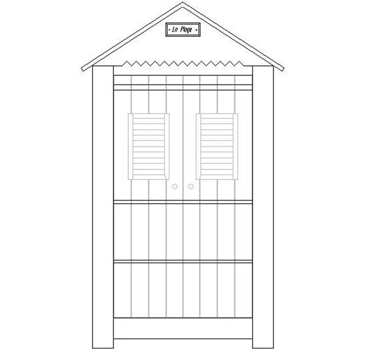 Marsylia ormar 2 vrata 107,5x54,5x184 cm beli