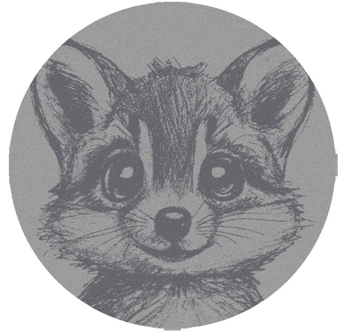 Tepih Racoon 100 x 100 cm okrugli
