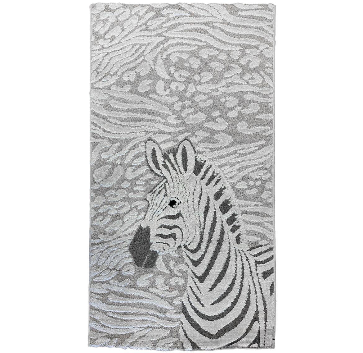 Tepih Elio Kids Zebra 160 x 230 cm sivi