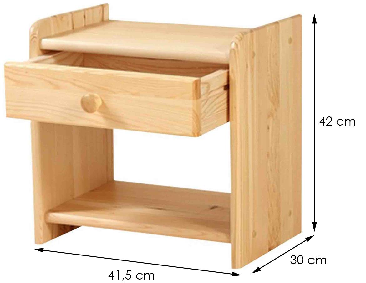 Nocni ormaric 30x41,5x42 cm bor