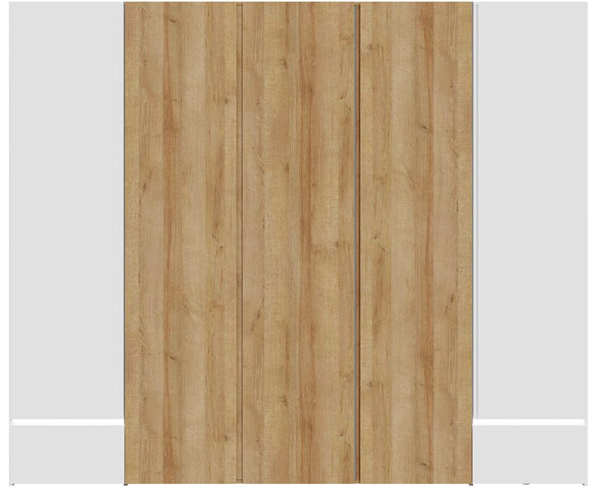 Whiteheaven LNBS5511B-M216 ormar 4 vrata+2 fioke 250x54,2x210,5 cm beli/hrast