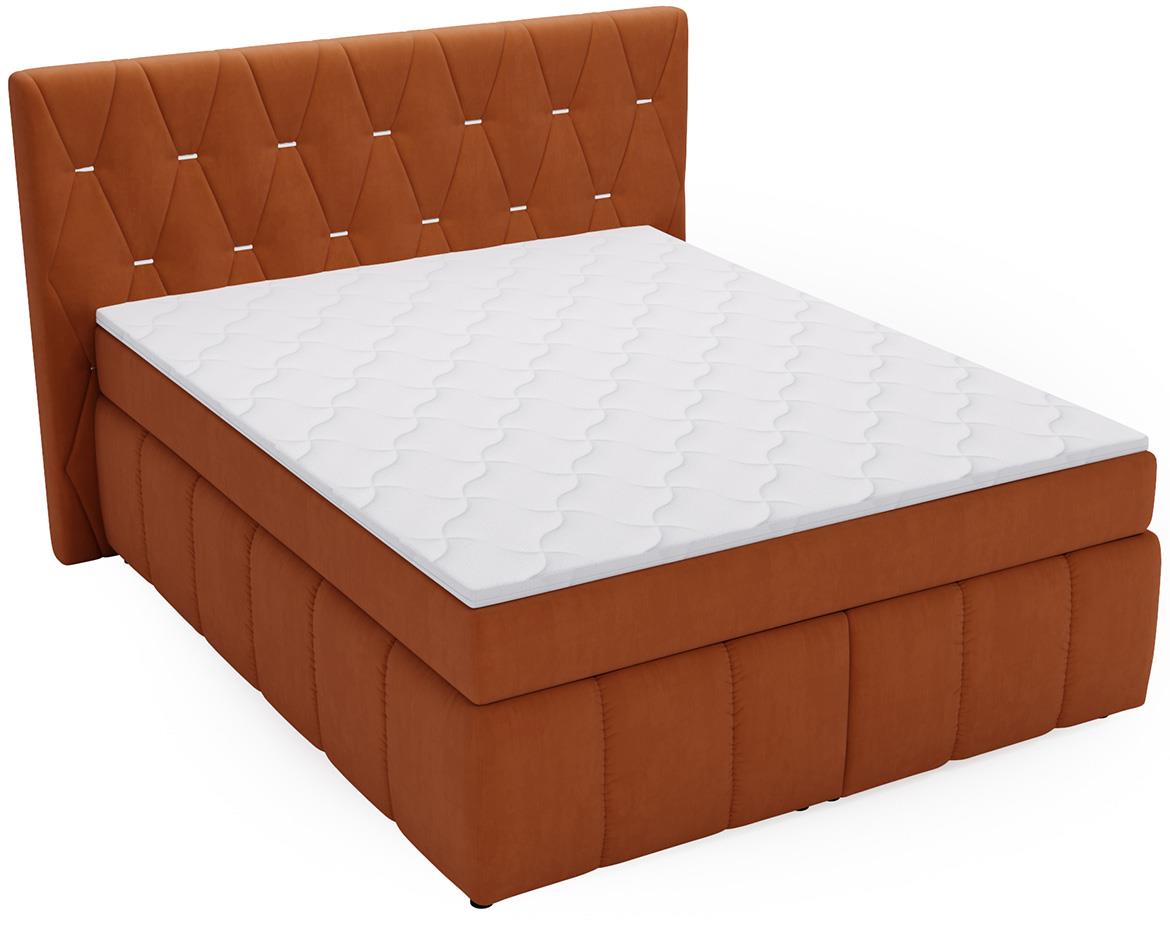 Rosa Salvador 15 boxspring krevet 204x215x138 cm braon