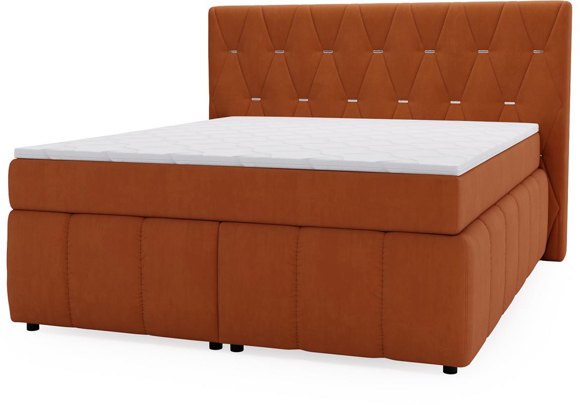 Rosa Salvador 15 boxspring krevet 204x215x138 cm braon