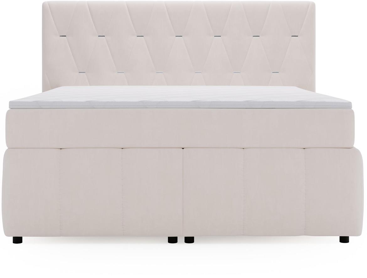 Rosa Salvador 02 boxspring krevet 204x215x138 cm narandžasti