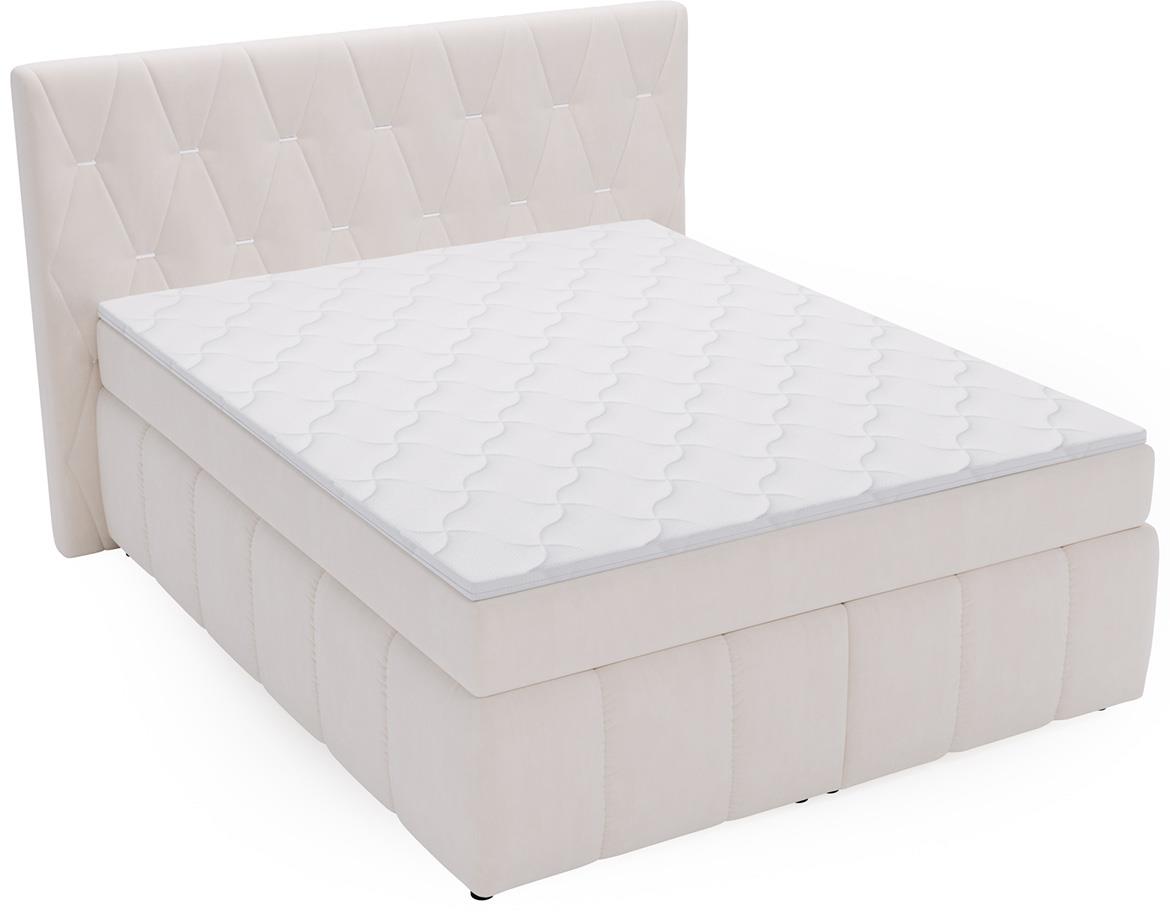 Rosa Salvador 02 boxspring krevet 204x215x138 cm narandžasti