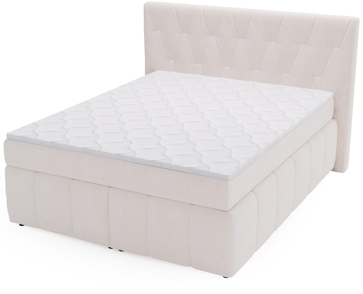 Rosa Salvador 02 boxspring krevet 204x215x138 cm narandžasti