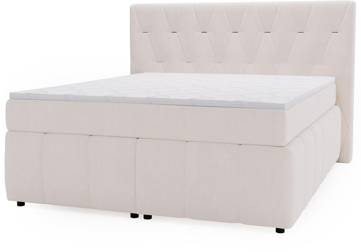 Rosa Salvador 02 boxspring krevet 204x215x138 cm narandžasti