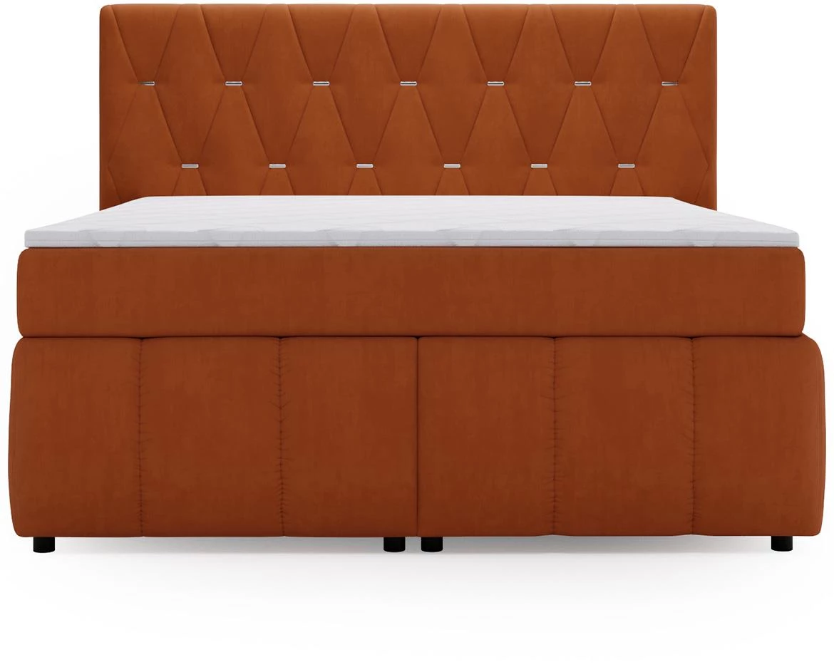 Rosa Salvador 15 boxspring krevet 164x215x138 cm braon