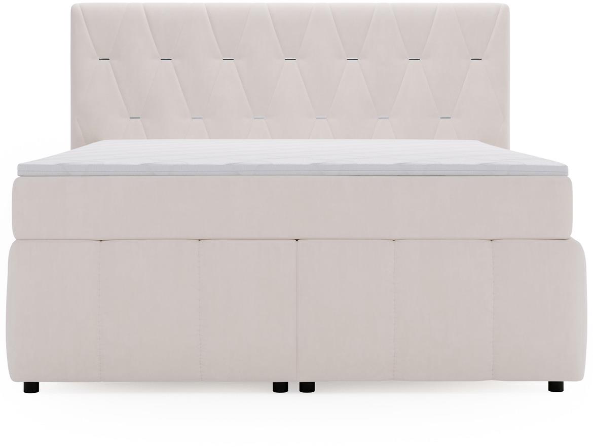 Rosa Salvador 02 boxspring krevet 164x215x138 cm bež