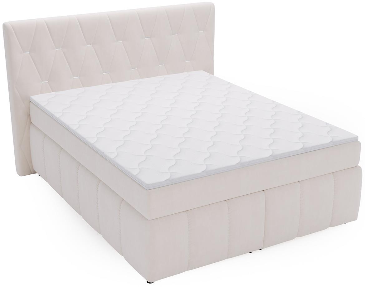 Rosa Salvador 02 boxspring krevet 164x215x138 cm bež