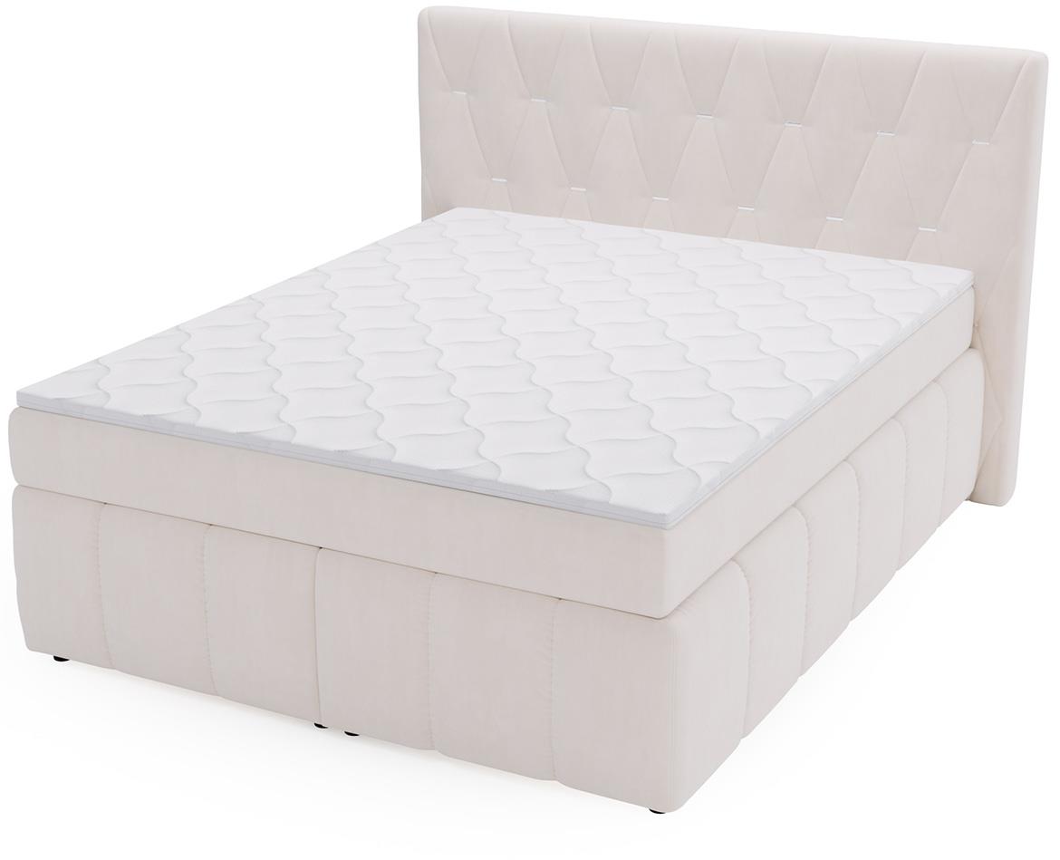 Rosa Salvador 02 boxspring krevet 164x215x138 cm bež