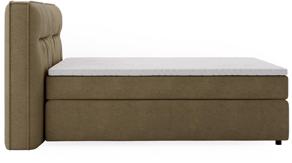 Lisbon Glow 8 boxspring krevet 205x218x128 cm sivi