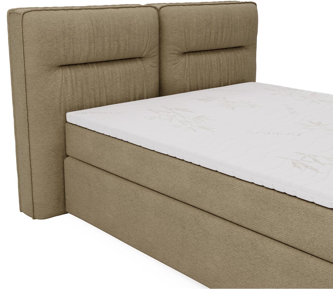 Lisbon Glow 8 boxspring krevet 185x218x128 cm bež