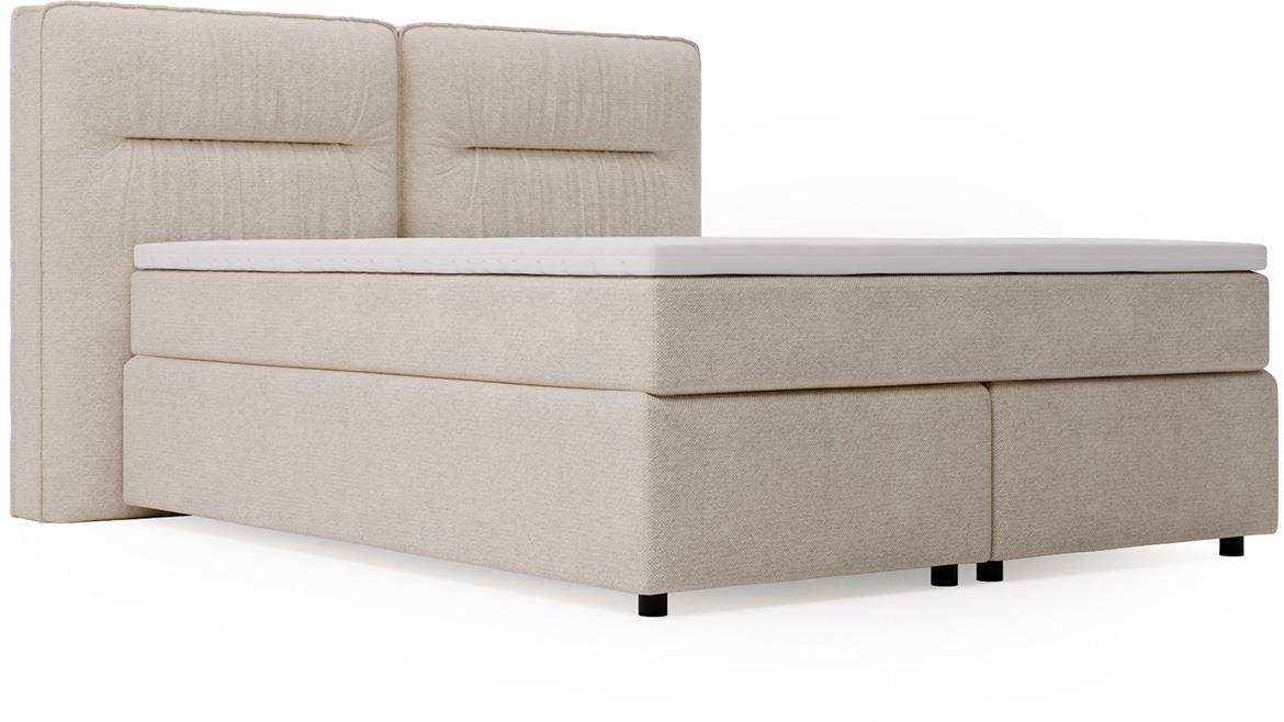 Lisbon Glow 3 boxspring krevet 185x218x128 cm bež