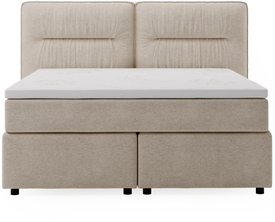 Lisbon Glow 3 boxspring krevet 185x218x128 cm bež