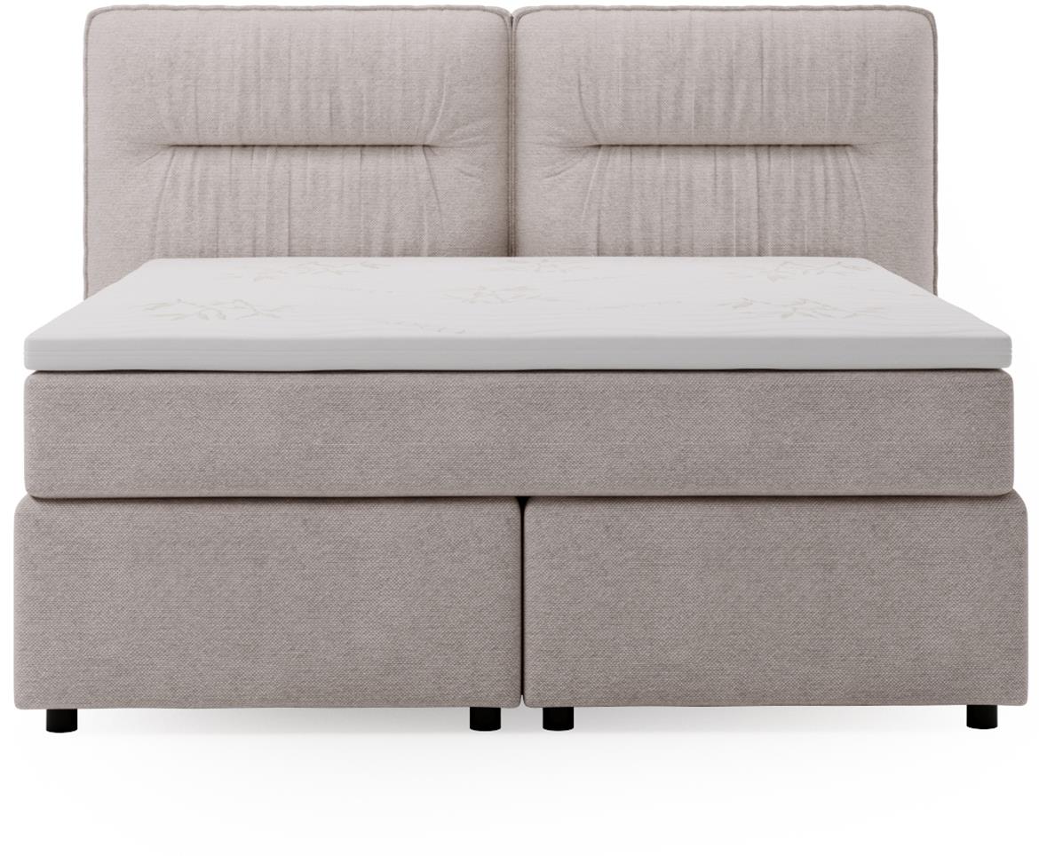 Lisbon Glow 14 boxspring krevet 165x218x128 cm sivi