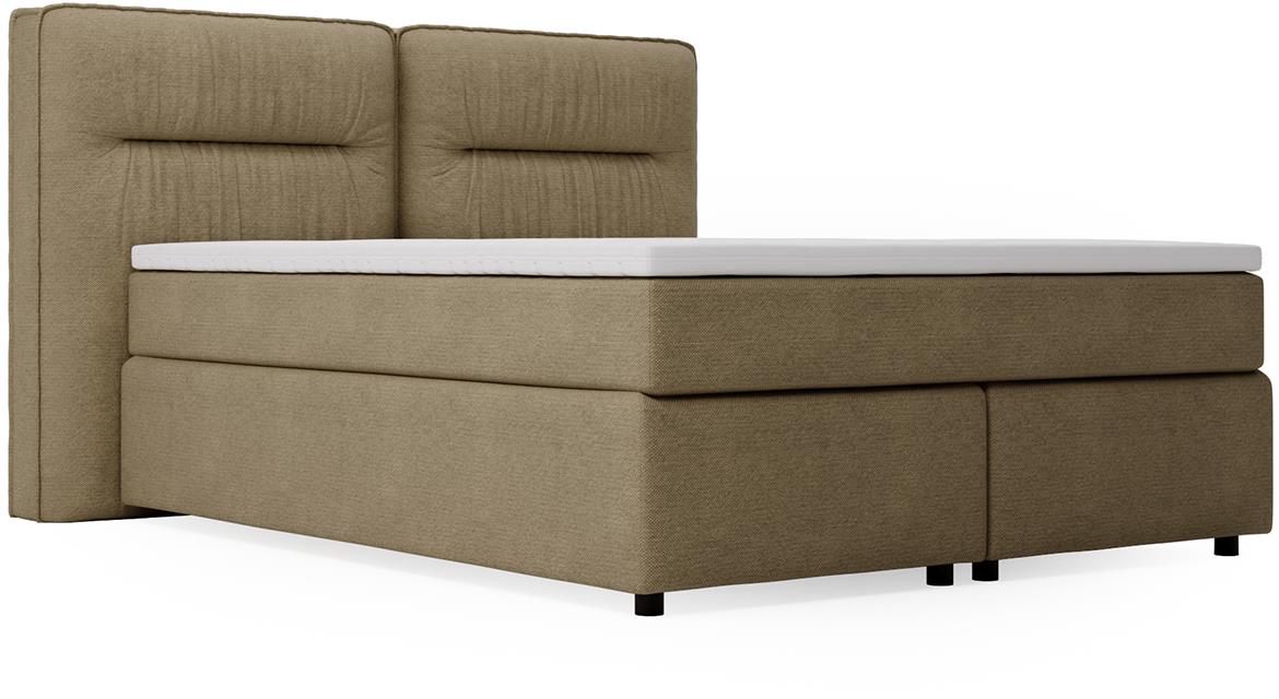 Lisbon Glow 8 boxspring krevet 165x218x128 cm bež