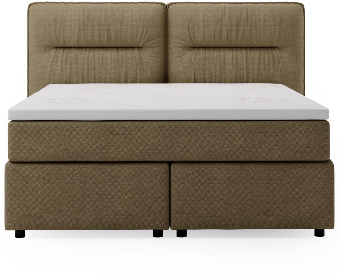 Lisbon Glow 8 boxspring krevet 165x218x128 cm bež