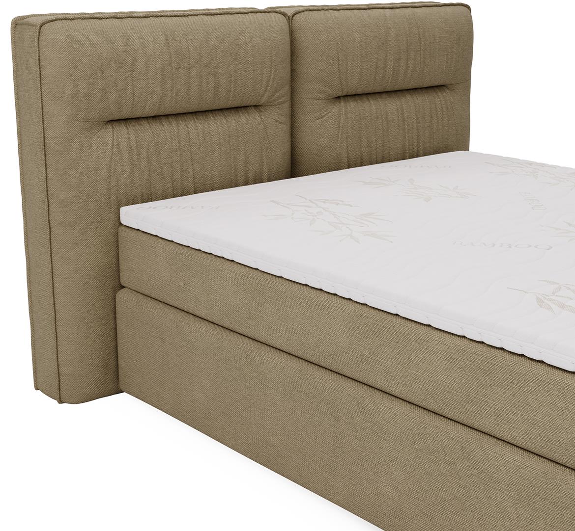 Lisbon Glow 8 boxspring krevet 165x218x128 cm bež