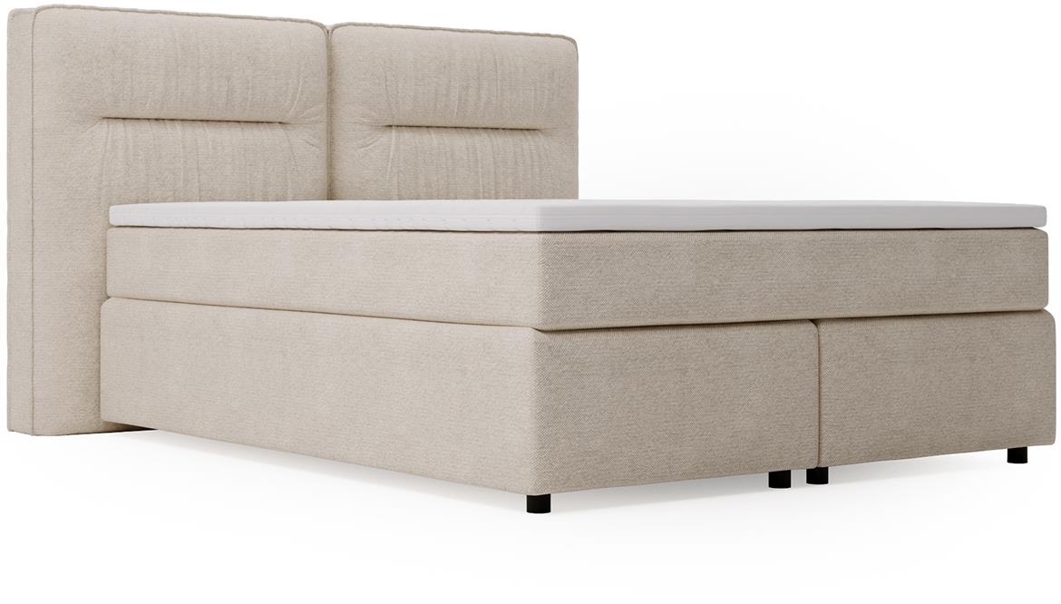 Lisbon Glow 3 boxspring krevet 165x218x128 cm bež