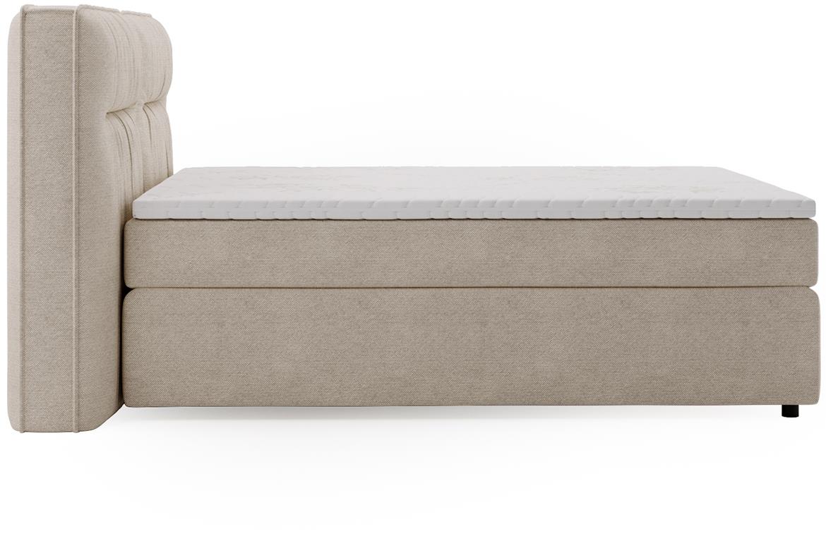 Lisbon Glow 3 boxspring krevet 165x218x128 cm bež