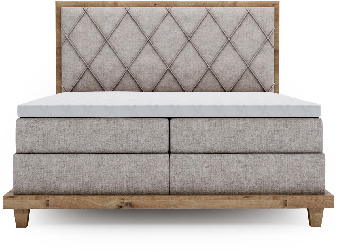 Boston Legacy 20 boxspring krevet 192x220x115 cm sivi