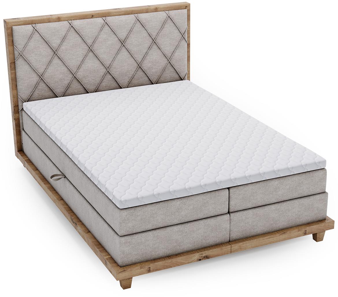 Boston Legacy 20 boxspring krevet 192x220x115 cm sivi