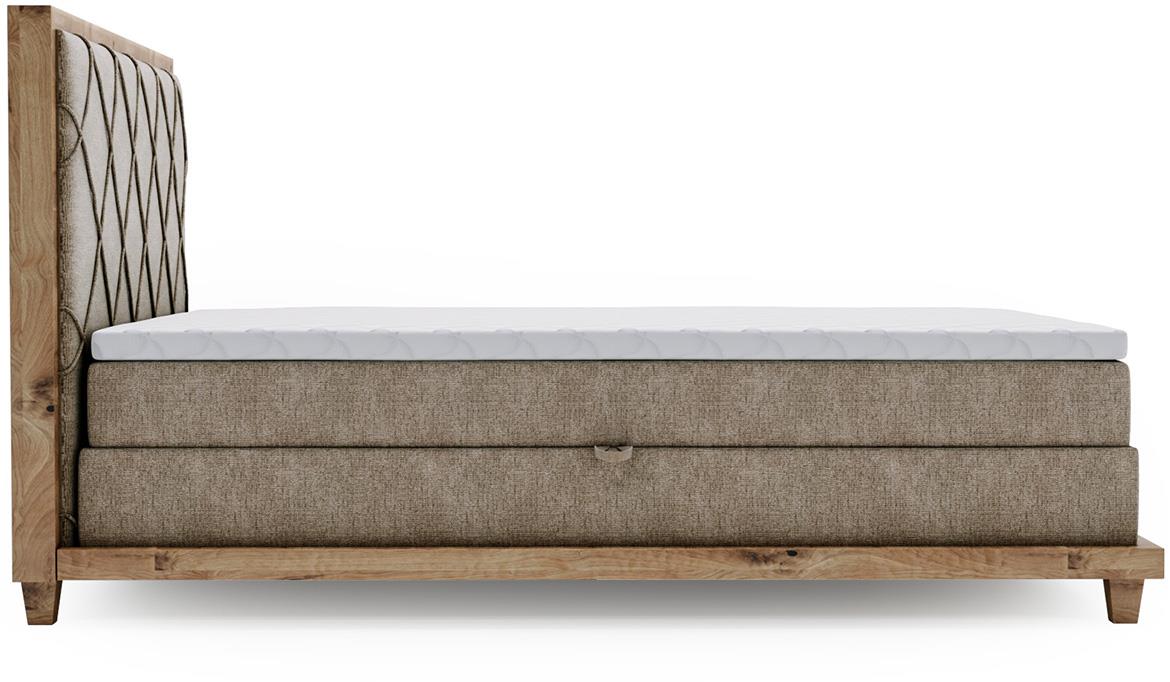 Boston Legacy 03 boxspring krevet 192x220x115 cm braon