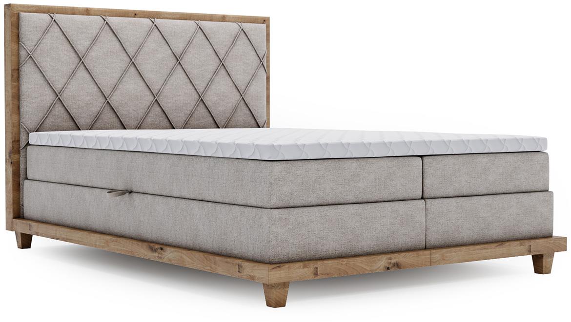 Boston Legacy 20 boxspring krevet 172x220x115 cm sivi