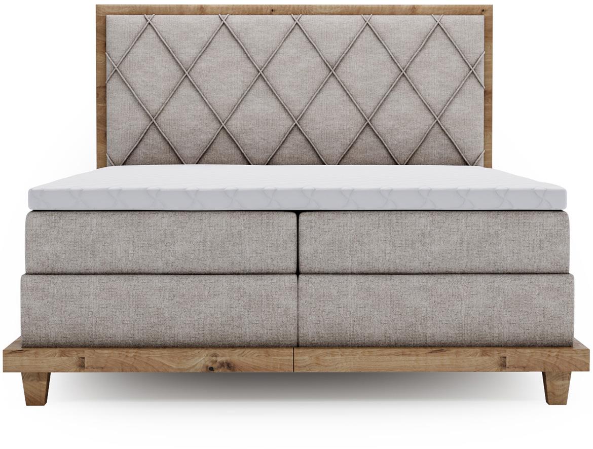 Boston Legacy 20 boxspring krevet 172x220x115 cm sivi