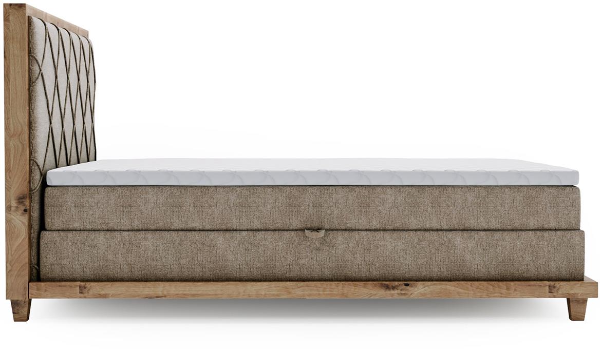 Boston Legacy 03 boxspring krevet 172x220x115 cm braon