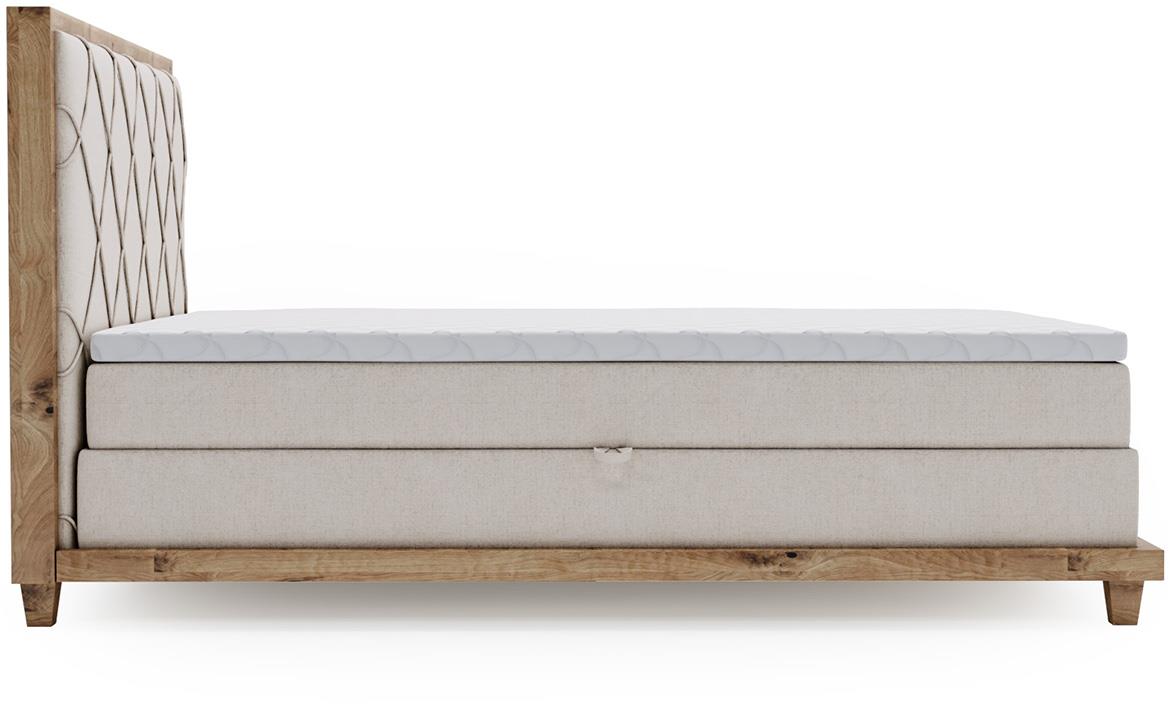 Boston Legacy 01 boxspring krevet 172x220x115 cm bež