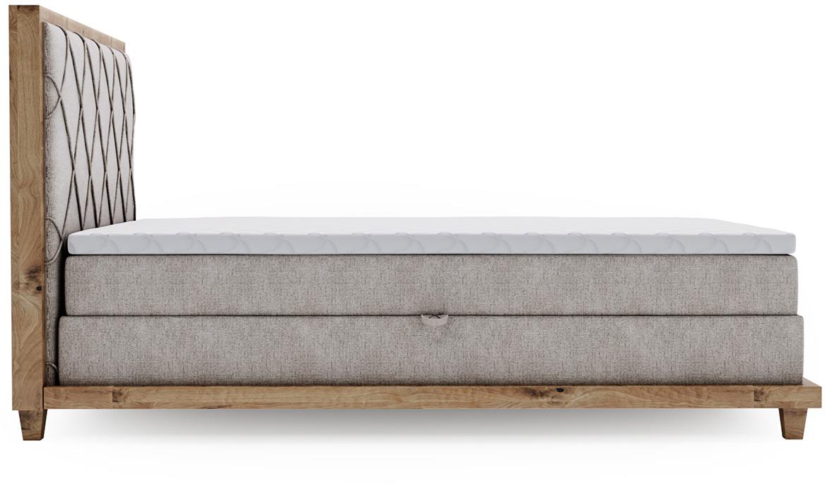 Boston Legacy 20 boxspring krevet 152x220x115 cm sivi