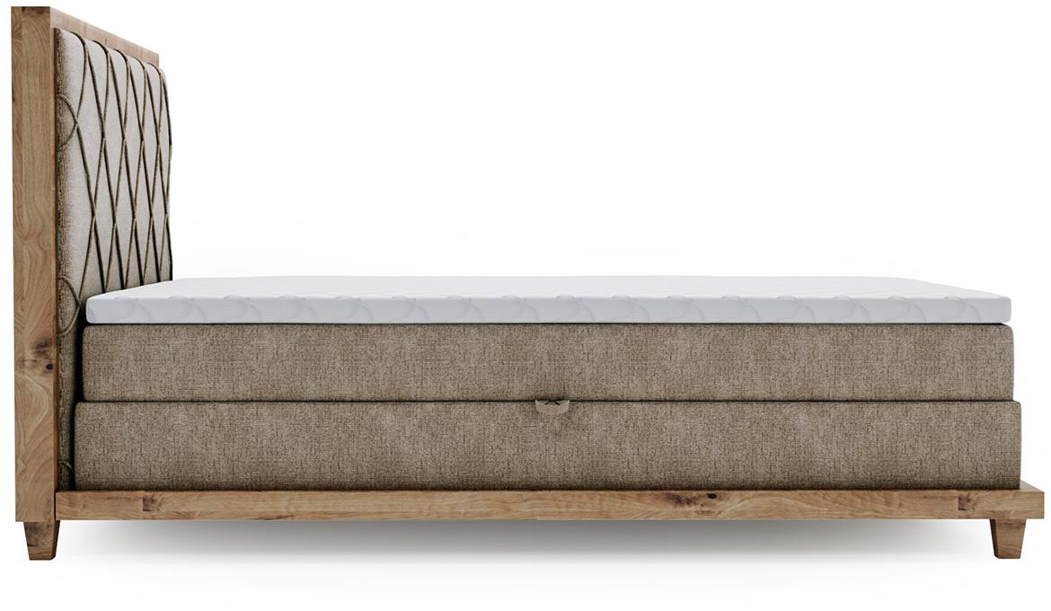 Boston Legacy 03 boxspring krevet 152x220x115 cm braon