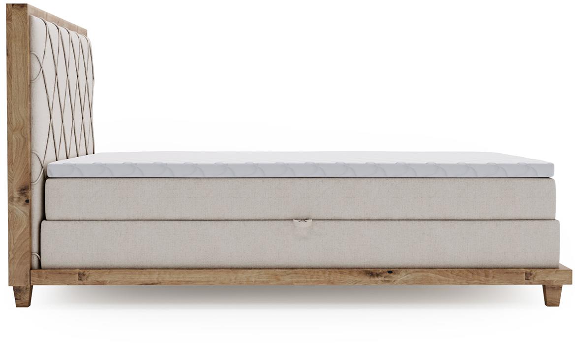 Boston Legacy 01 boxspring krevet 152x220x115 cm bež