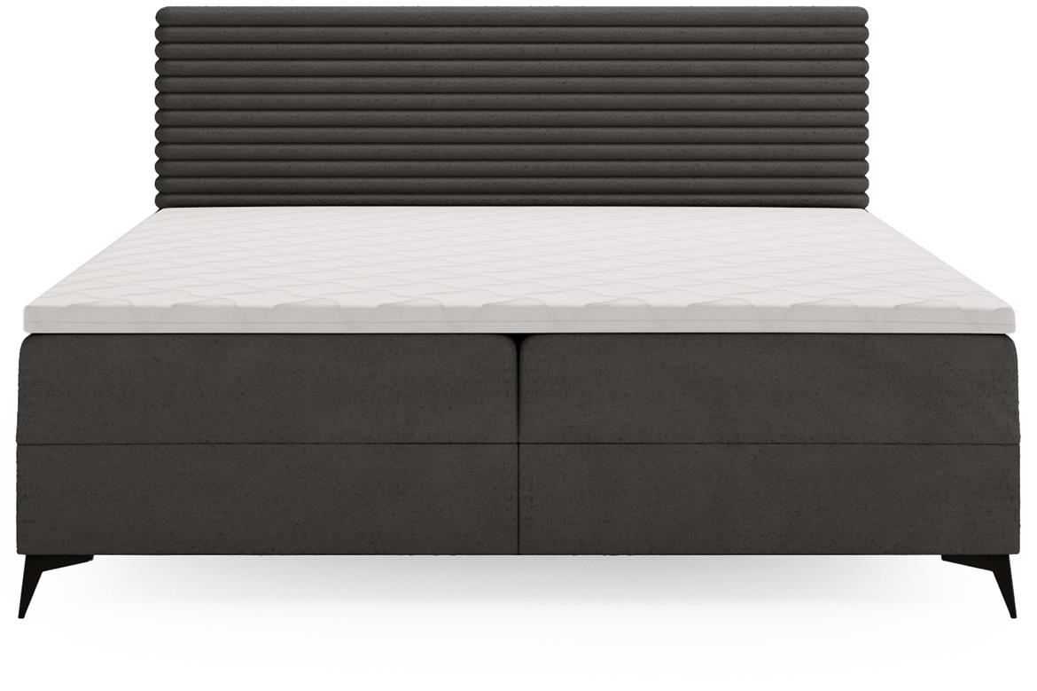 Point Vito 16/Lapit 16 boxspring krevet 182x213x106 cm tamno sivi