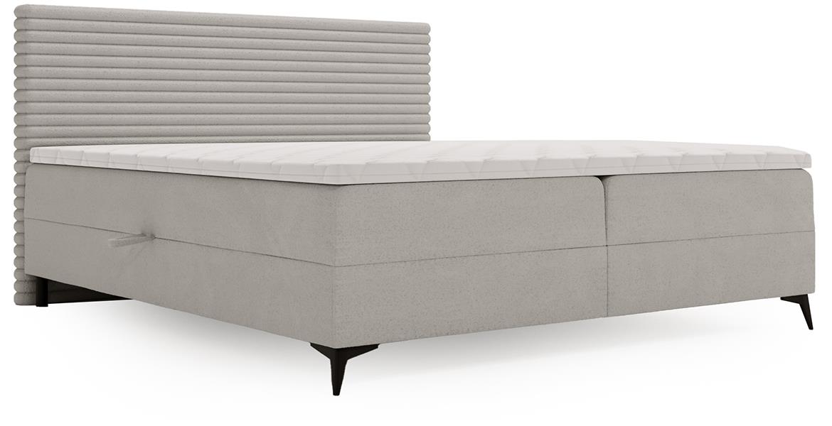 Point Vito 03/Lapit 03 boxspring krevet 182x213x106 cm sivi