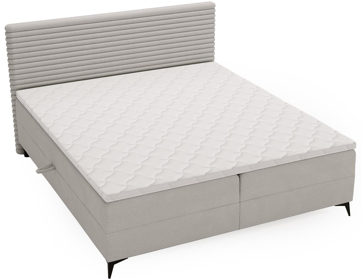 Point Vito 03/Lapit 03 boxspring krevet 142x213x106 sivi