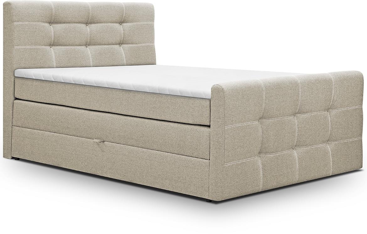 Bling II Inari 22 boxspring krevet 184x222x127 cm bež