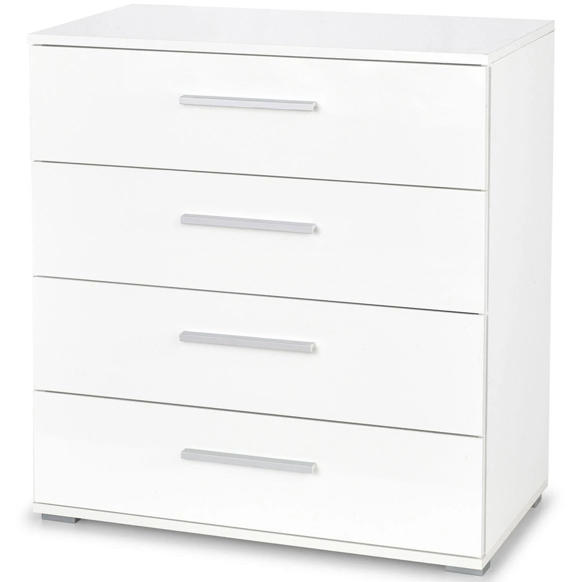 Lima KM-3 komoda 4 fioke 77x40x82 cm bela