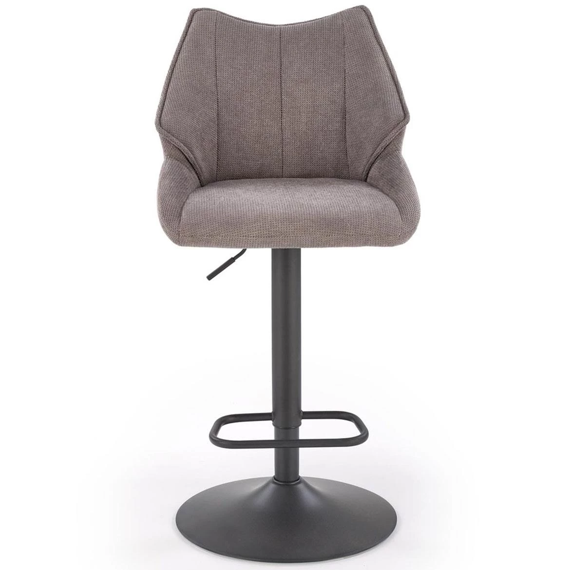 H122 barska stolica 50x54x96 cm siva/crna