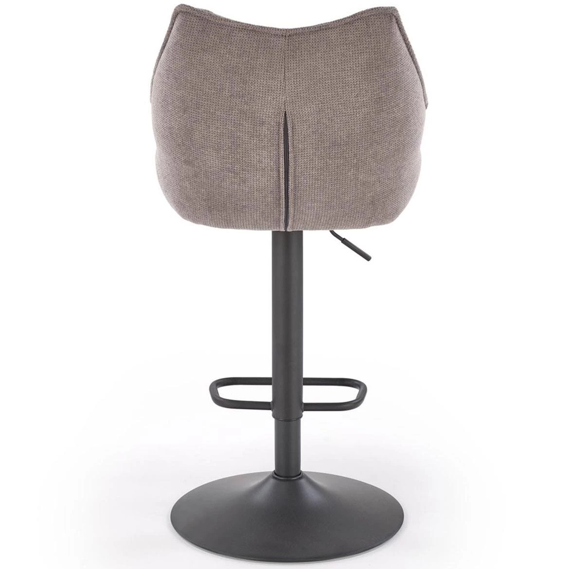 H122 barska stolica 50x54x96 cm siva/crna