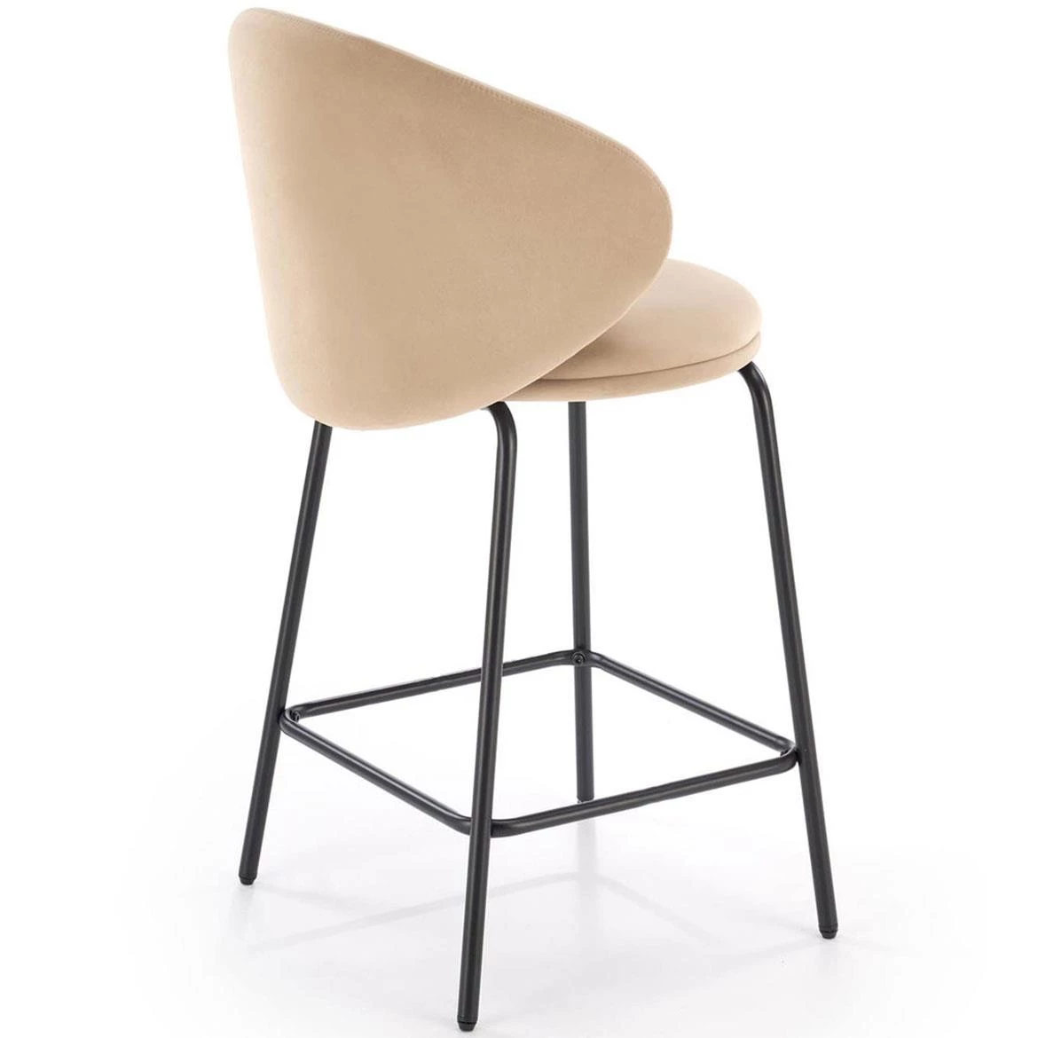 H121 barska stolica 51x50x92 cm bež/crna