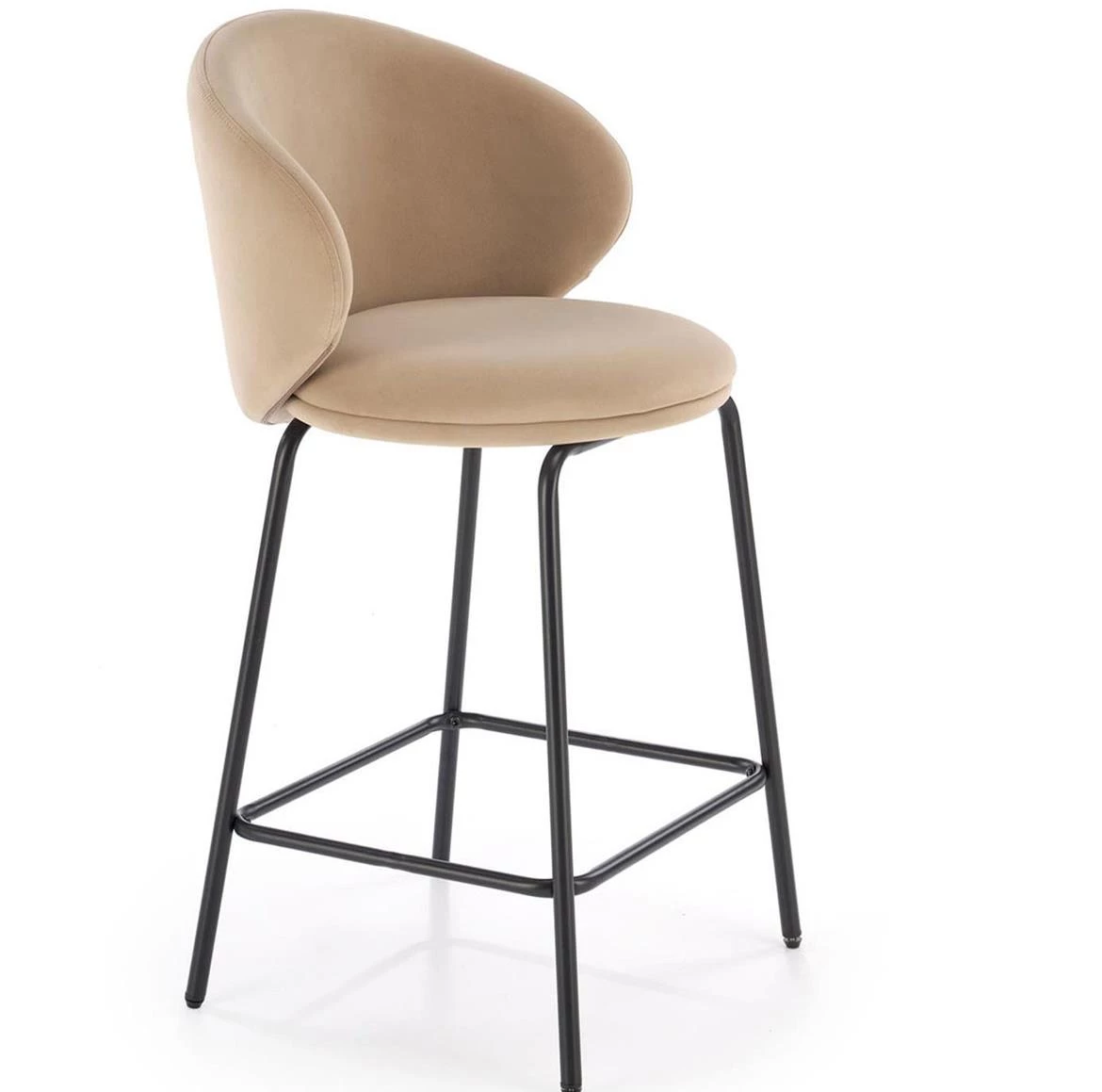 H121 barska stolica 51x50x92 cm bež/crna
