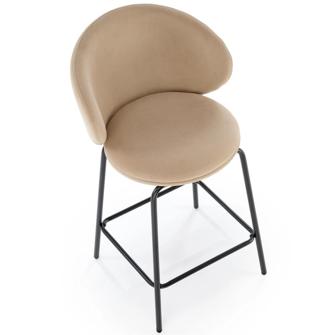 H121 barska stolica 51x50x92 cm bež/crna