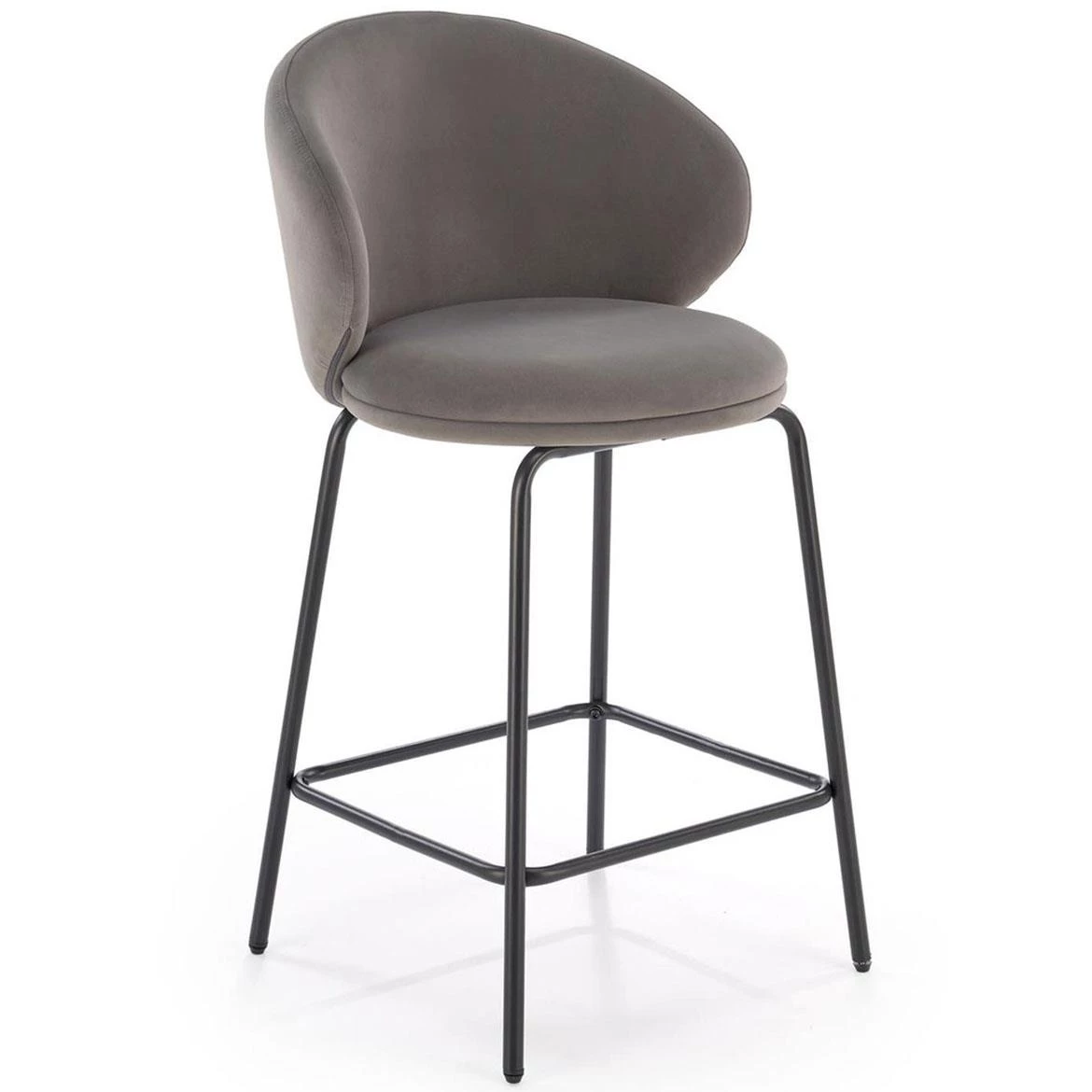 H121 barska stolica 51x50x92 cm siva/crna