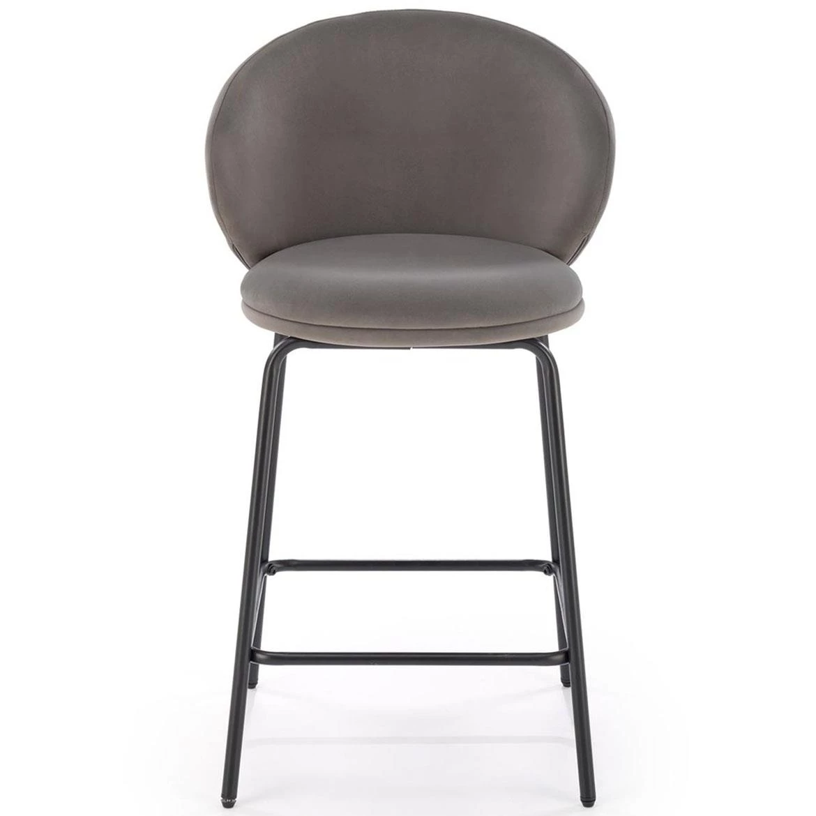 H121 barska stolica 51x50x92 cm siva/crna