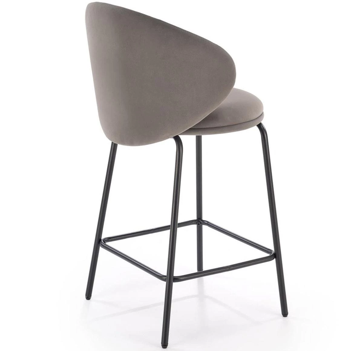H121 barska stolica 51x50x92 cm siva/crna